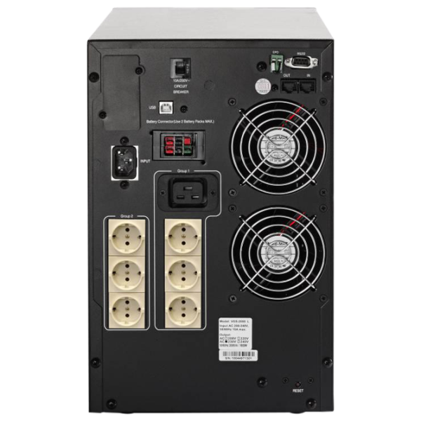 ИБП PowerCom VGS-3000 Черный photo 3