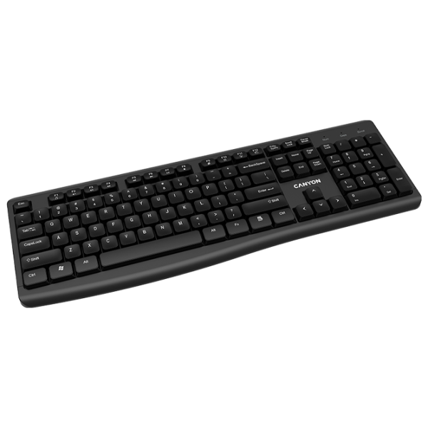 Клавиатура Canyon KB-W50 Беспроводные / Черный photo 3