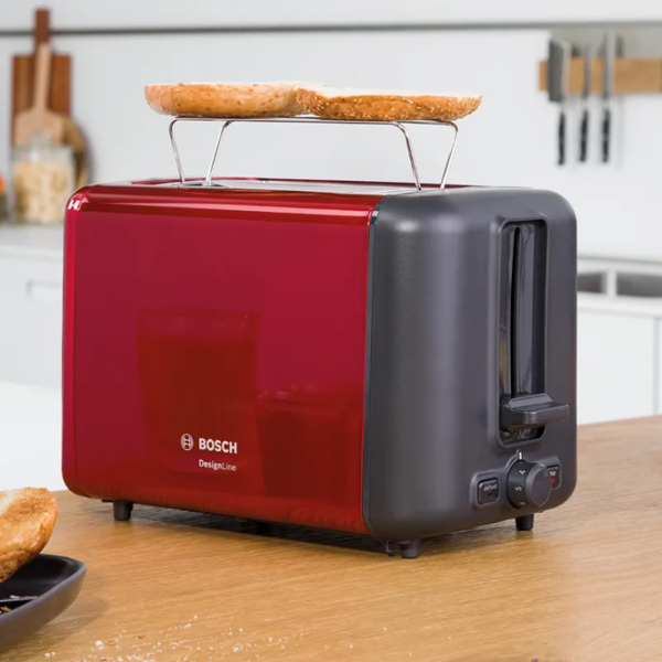 Toster Bosch TAT3P424 Mecanic/ 970 W/ Red photo 6