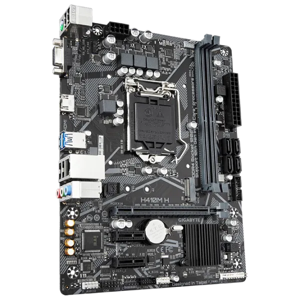 Материнская плата Gigabyte H410M S2H V2 1.0 mATX/ Intel H410 photo 2
