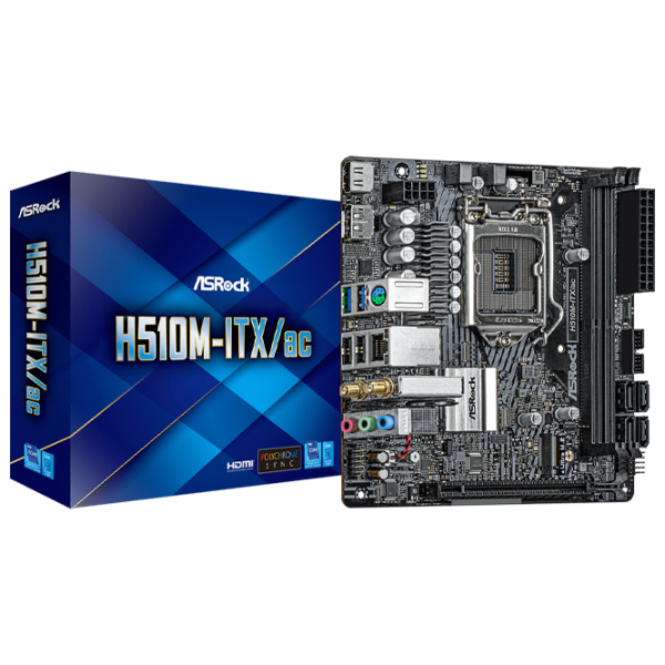 Материнская плата ASRock H510M-ITX/ AC Mini-ITX/ Intel H510 photo 5