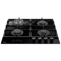Plită încorporabilă pe gaz Hansa BHKS651599 Black photo 2