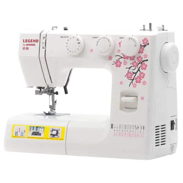 Mașină de cusut Janome Legend LE-35 Electromecanică/ White photo 3