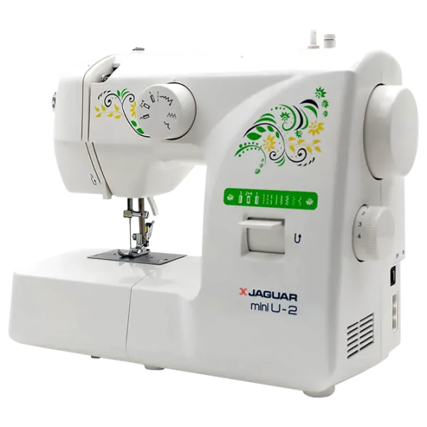 Mașină de cusut Jaguar mini U-2 Electromecanică/ White photo 2