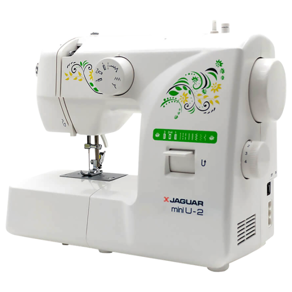 Mașină de cusut Jaguar mini U-2 Electromecanică/ White photo 2