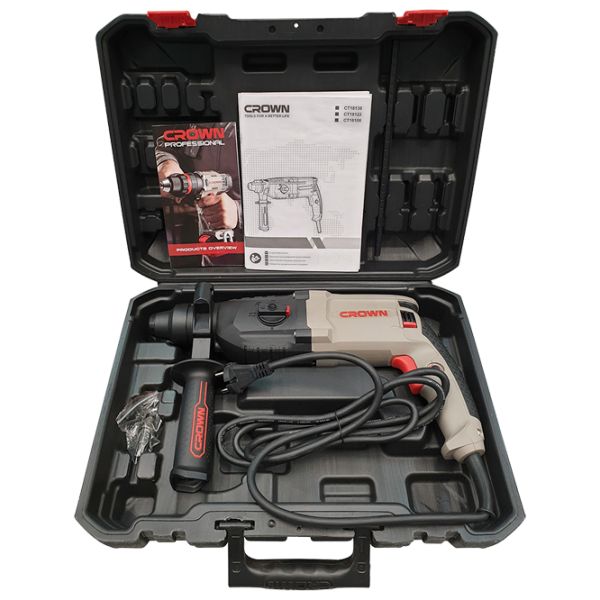 Перфоратор Crown CT18108 BMC 800 Вт photo 6