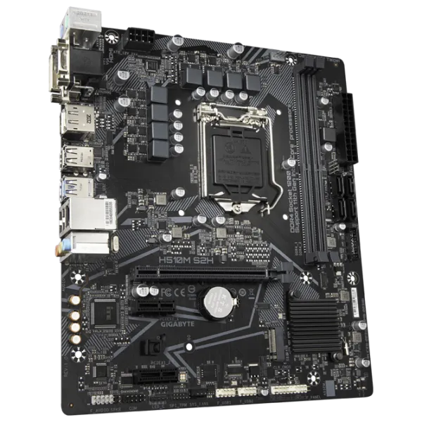 Материнская плата Gigabyte H510M S2H 1.0 mATX/ Intel H510 photo 2