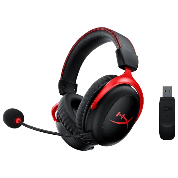 Căști HyperX Cloud II Wireless Black Red Fără fir/ Gaming photo 5