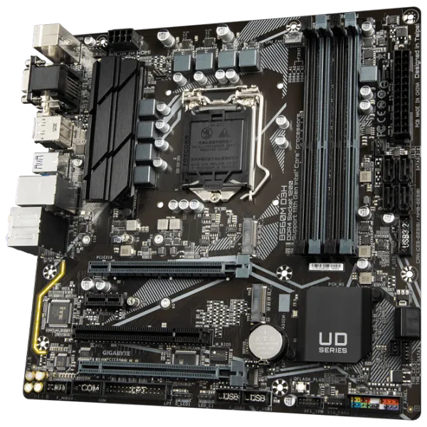 Placă de bază Gigabyte B560M D3H mATX/ Intel B560 photo 2
