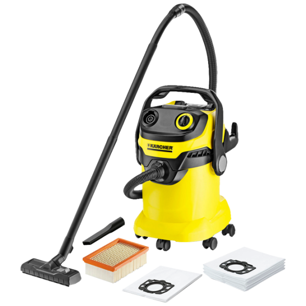 Aspirator industrial KARCHER WD 5 1100 W / Yellow photo 3