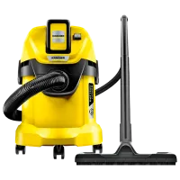 Промышленный пылесос KARCHER WD 3 Battery Set 300 Вт / Желтый photo 2