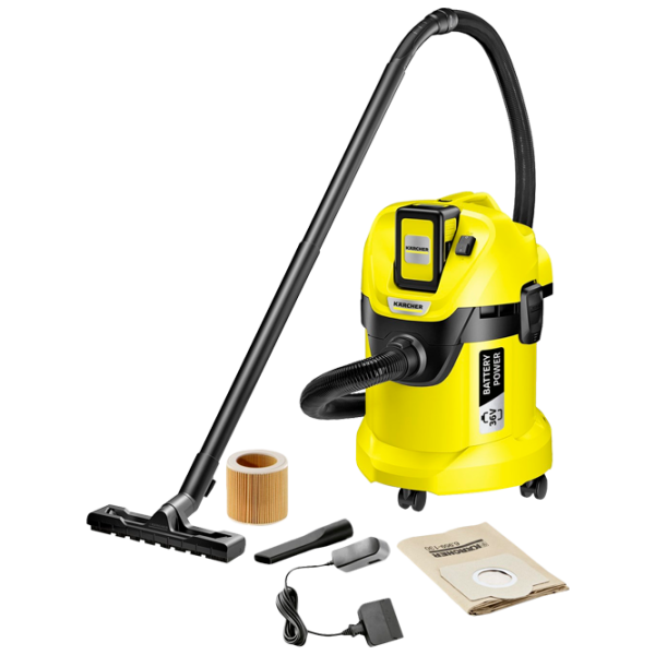 Aspirator industrial KARCHER WD 3 Battery Set Uscată, umedă/ 300 W photo 3