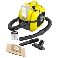 Промышленный пылесос KARCHER WD 1 Compact Battery Set 230 Вт / Желтый photo 3
