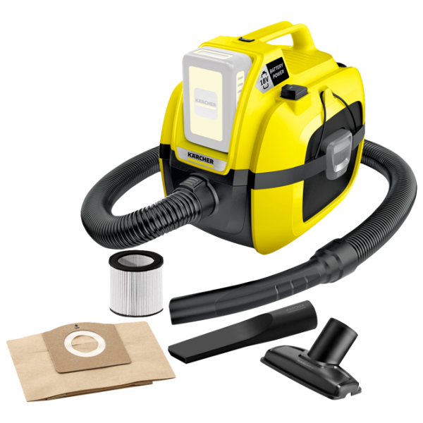 Промышленный пылесос KARCHER WD 1 Compact Battery Сухая, влажная/ 230 Вт photo 3