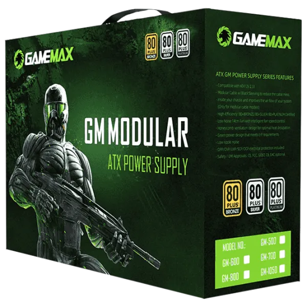 Sursă de alimentare Gamemax GM-800 80+ Bronze/ 800 W photo 5