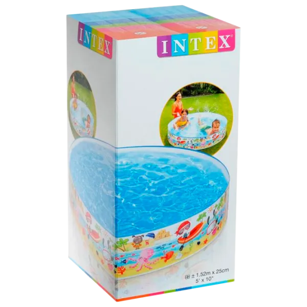 Piscină Intex 56451 443 l/ Cu perete rigid/ Multicolor photo 2