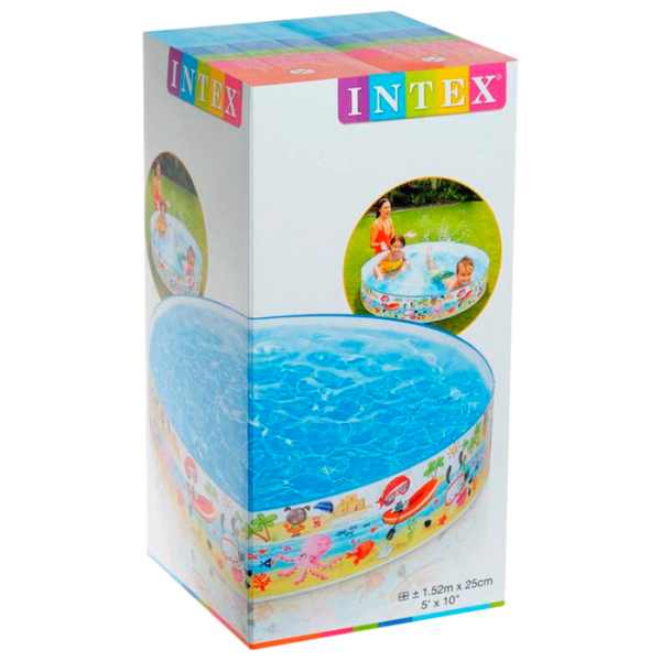Piscină Intex 56451 443 l/ Cu perete rigid/ Multicolor photo 2