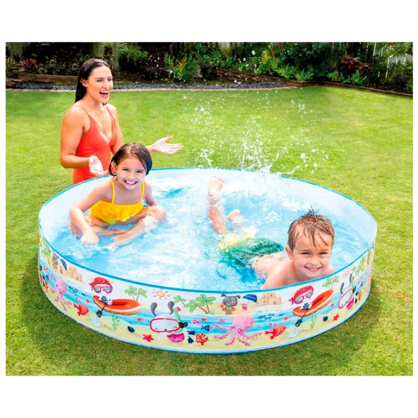 Piscină Intex 56451 443 l/ Cu perete rigid/ Multicolor photo 3