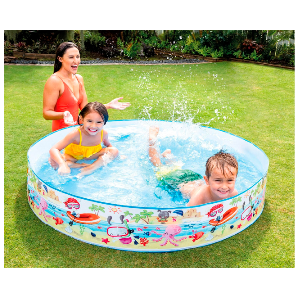 Piscină Intex 56451 443 l/ Cu perete rigid/ Multicolor photo 3