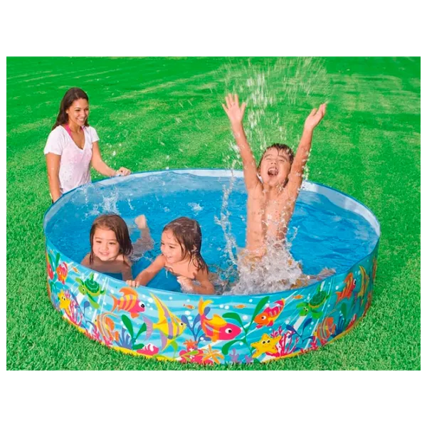 Piscină Intex 56452 958 l/ Cu perete rigid/ Multicolor photo 3