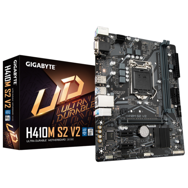 Placă de bază Gigabyte H410M S2 V2 1.0 mATX/ Intel H470 photo 5