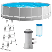 Piscină Intex 26726 16805 l/ Cu cadru/ Gray photo 2