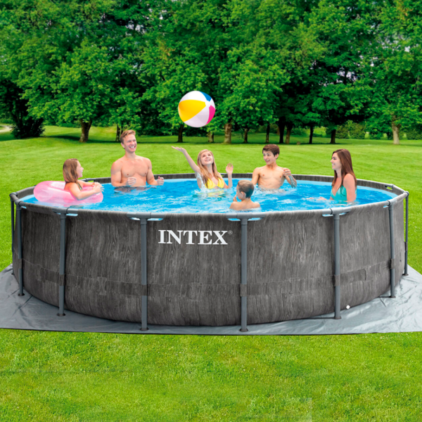 Бассейн Intex 26742 16805 л/ Каркасный/ Серый photo 3 Бассейн Intex 26742 16805 л/ Каркасный/ Серый photo 3