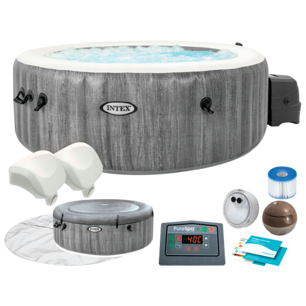 Piscină Intex 28440 795 l/ Jacuzzi/ Gray photo 2