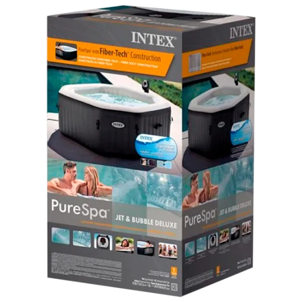 Piscină Intex 28462 1098 l/ Jacuzzi/ Black photo 5 Piscină Intex 28462 1098 l/ Jacuzzi/ Black photo 5