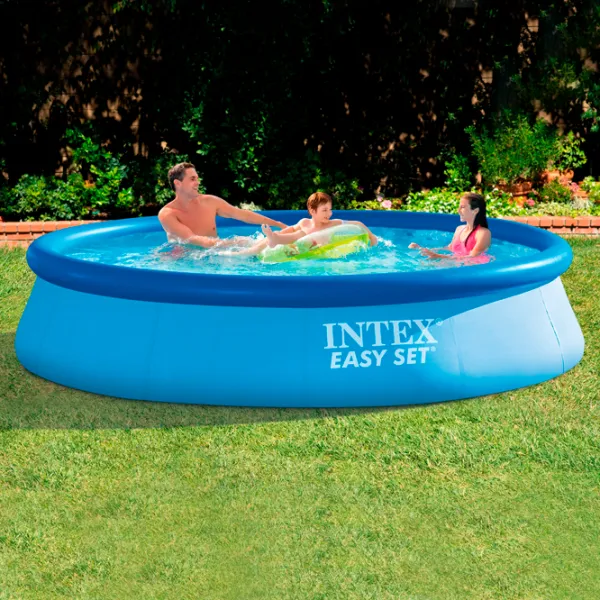 Бассейн Intex 28130 5621 л/ Надувной/ Синий photo 4