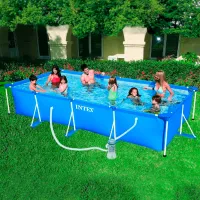 Piscină Intex 28274 7127 l/ Cu cadru/ Blue photo 3