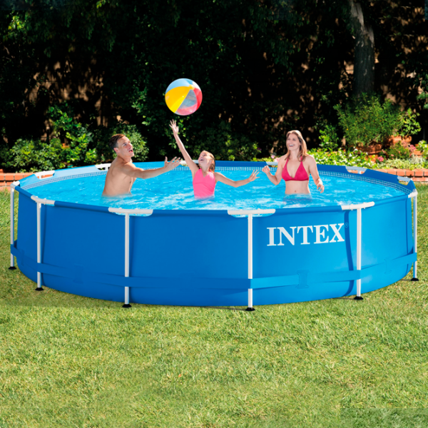 Piscină Intex 28210 6503 l/ Cu cadru/ Blue photo 2