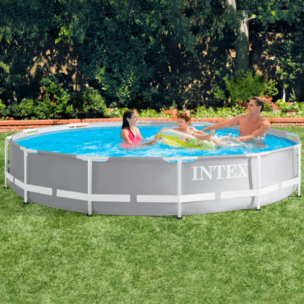 Piscină Intex 26710 6503 l/ Cu cadru/ Gray photo 2