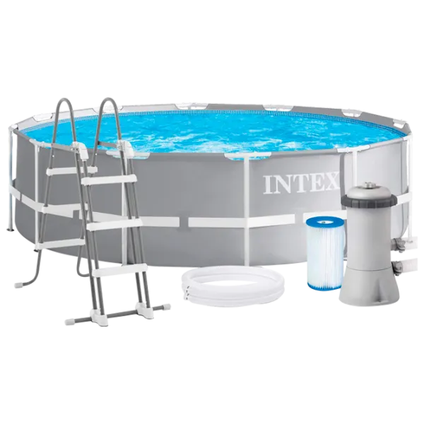 Бассейн Intex 26716 8592 л/ Каркасный/ Серый photo 2