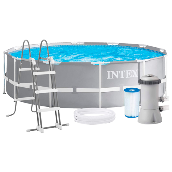 Бассейн Intex 26716 8592 л/ Каркасный/ Серый photo 2
