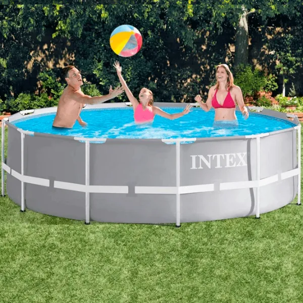 Бассейн Intex 26716 8592 л/ Каркасный/ Серый photo 5