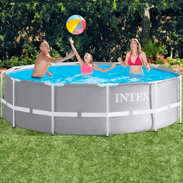 Бассейн Intex 26716 8592 л/ Каркасный/ Серый photo 5