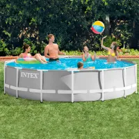 Piscină Intex 26720 12706 l/ Cu cadru/ Gray photo 5