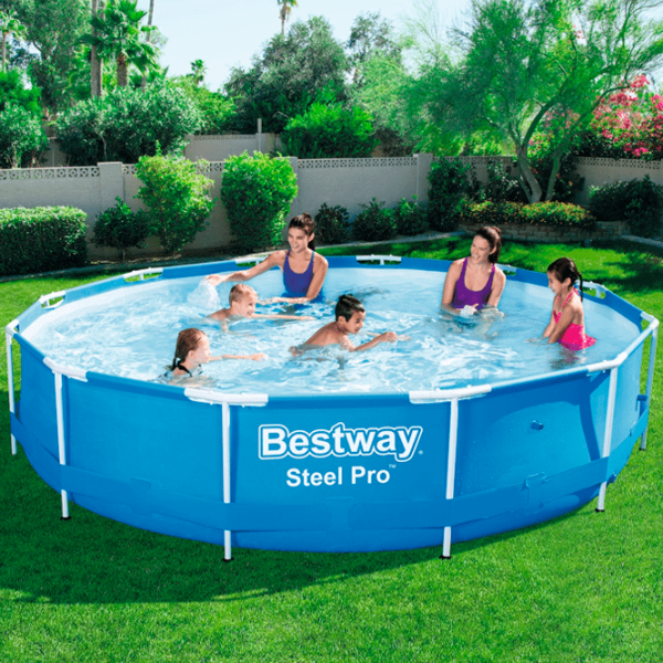 Piscină Bestway 56706 6473 l/ Cu cadru/ Blue photo 3 Piscină Bestway 56706 6473 l/ Cu cadru/ Blue photo 3