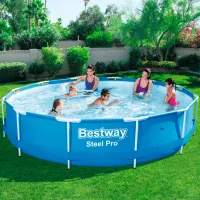 Piscină Bestway 56706 6473 l/ Cu cadru/ Blue photo 3