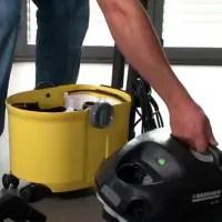 Промышленный пылесос KARCHER SE 5.100 1400 Вт / Желтый photo 6