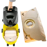 Промышленный пылесос KARCHER SE 5.100 1400 Вт / Желтый photo 7