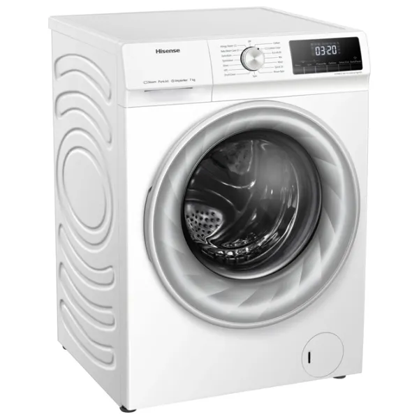 Mașină de spălat Hisense WFQY7014EVJM 7 kg / 1400 rpm / White photo 3