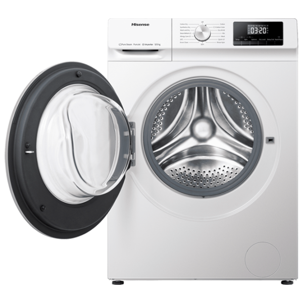Mașină de spălat Hisense WFQY7014EVJM 7 kg / 1400 rpm / White photo 6