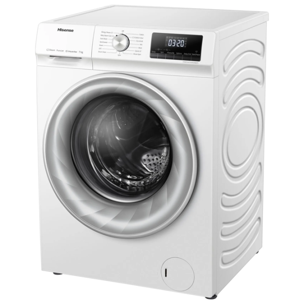 Mașină de spălat Hisense WFQY7014EVJM 7 kg / 1400 rpm / White photo 7