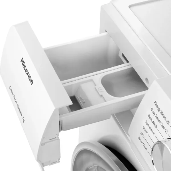 Mașină de spălat Hisense WFQY7014EVJM 7 kg / 1400 rpm / White photo 10