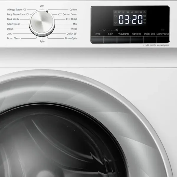 Mașină de spălat Hisense WFQY7014EVJM 7 kg / 1400 rpm / White photo 12