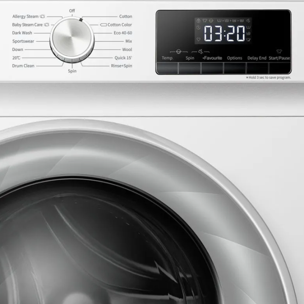 Mașină de spălat Hisense WFQY7014EVJM 7 kg / 1400 rpm / White photo 12