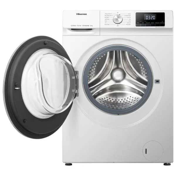 Mașină de spălat Hisense WFQY8014EVJM 8 kg / 1400 rpm / White photo 2