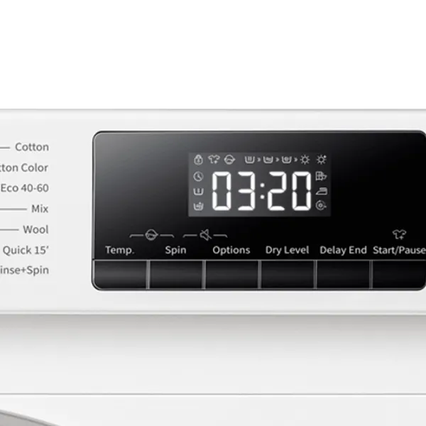 Mașină de spălat Hisense WFQY8014EVJM 8 kg / 1400 rpm / White photo 5